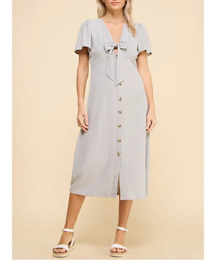 Lane Linen Midi Dress