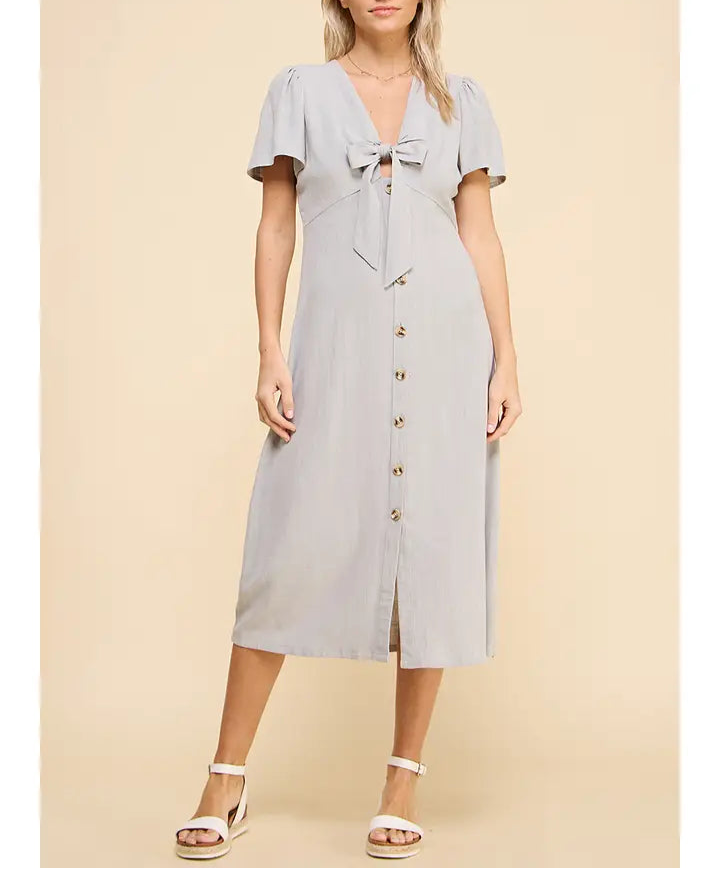 Lane Linen Midi Dress