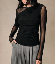 The Sloane Mesh Top