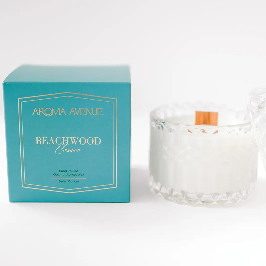 Aroma Avenue Beachwood 7oz Candle