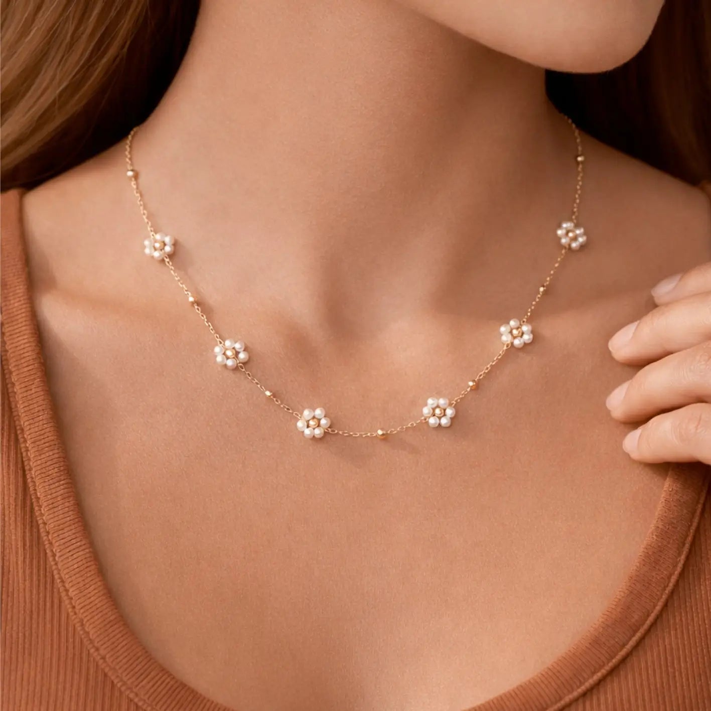 Zara Flower Necklace