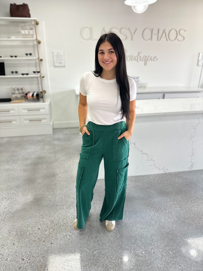 Naomie Cargo Sweatpants