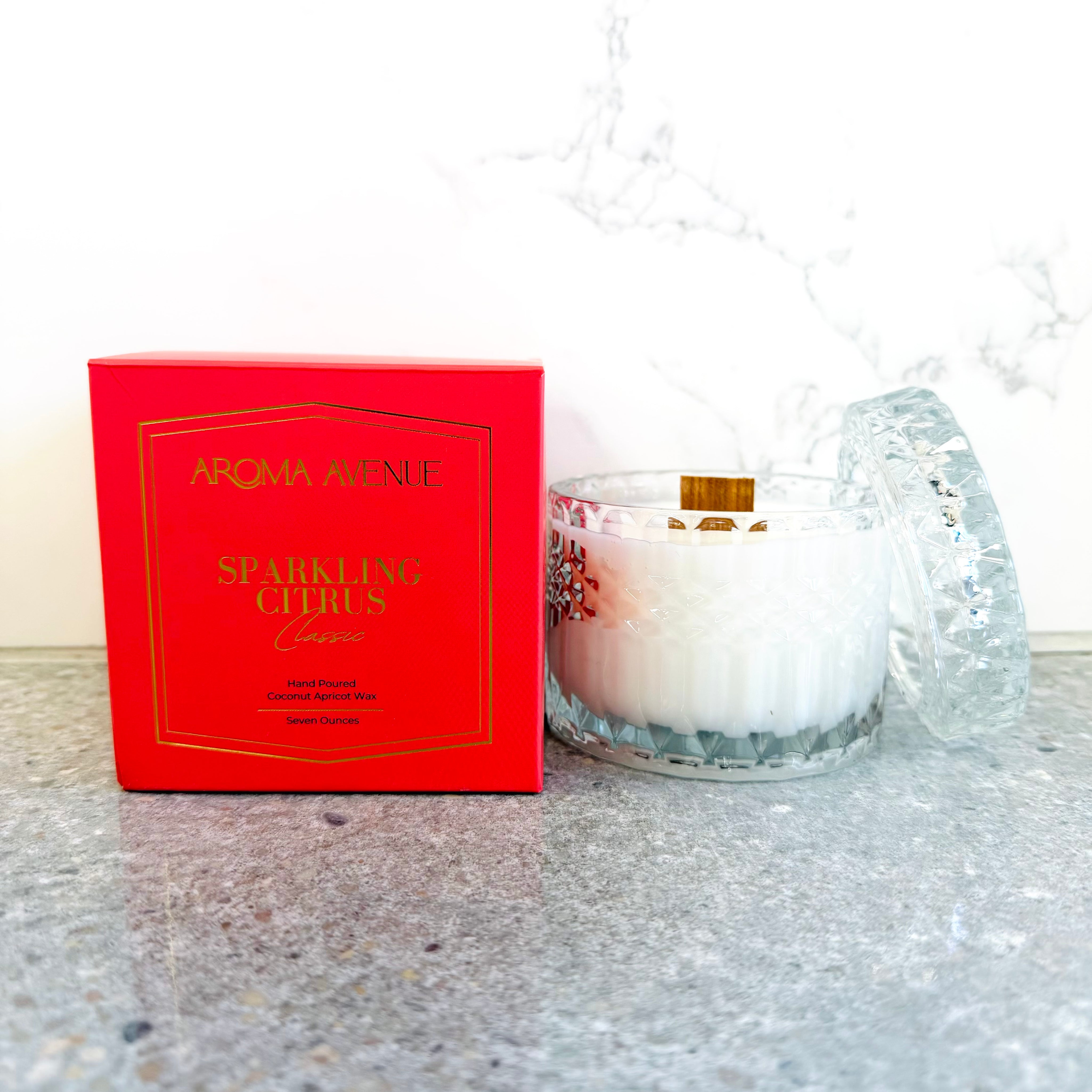 Aroma Avenue Sparkling Citrus 7oz Candle