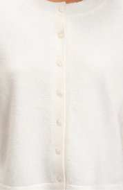 The Effortless Button Cardigan Cream