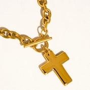 Trinite Cross Pendant Necklace