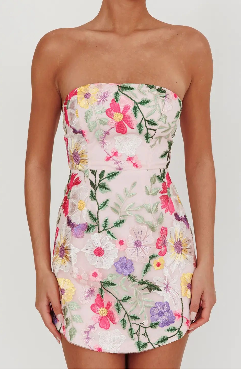 Blushing Bouquet Mini Dress