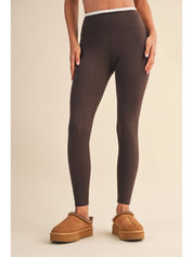 Minimal Edge Leggings Mocha