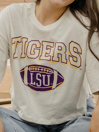 Tigers Football Cropped Tee