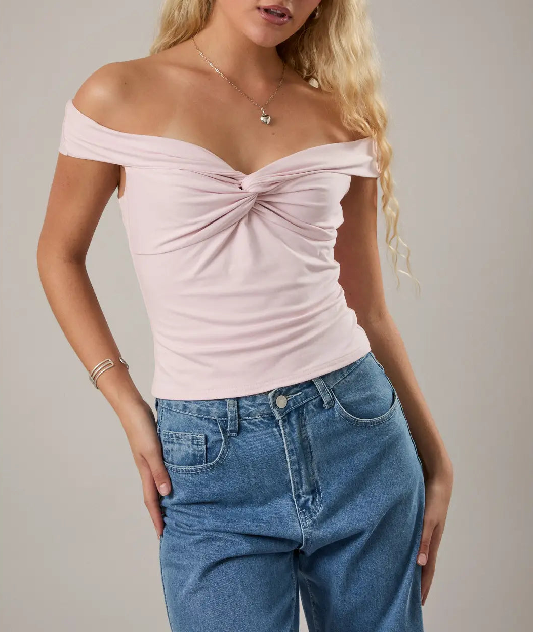 Blush Hour Twist Top