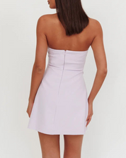 Lavender Bloom Mini Dress