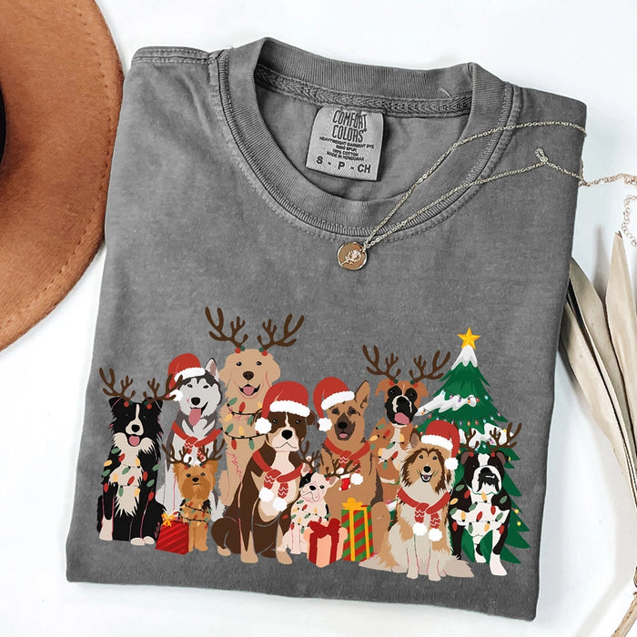 Christmas Dogs Graphic Tee