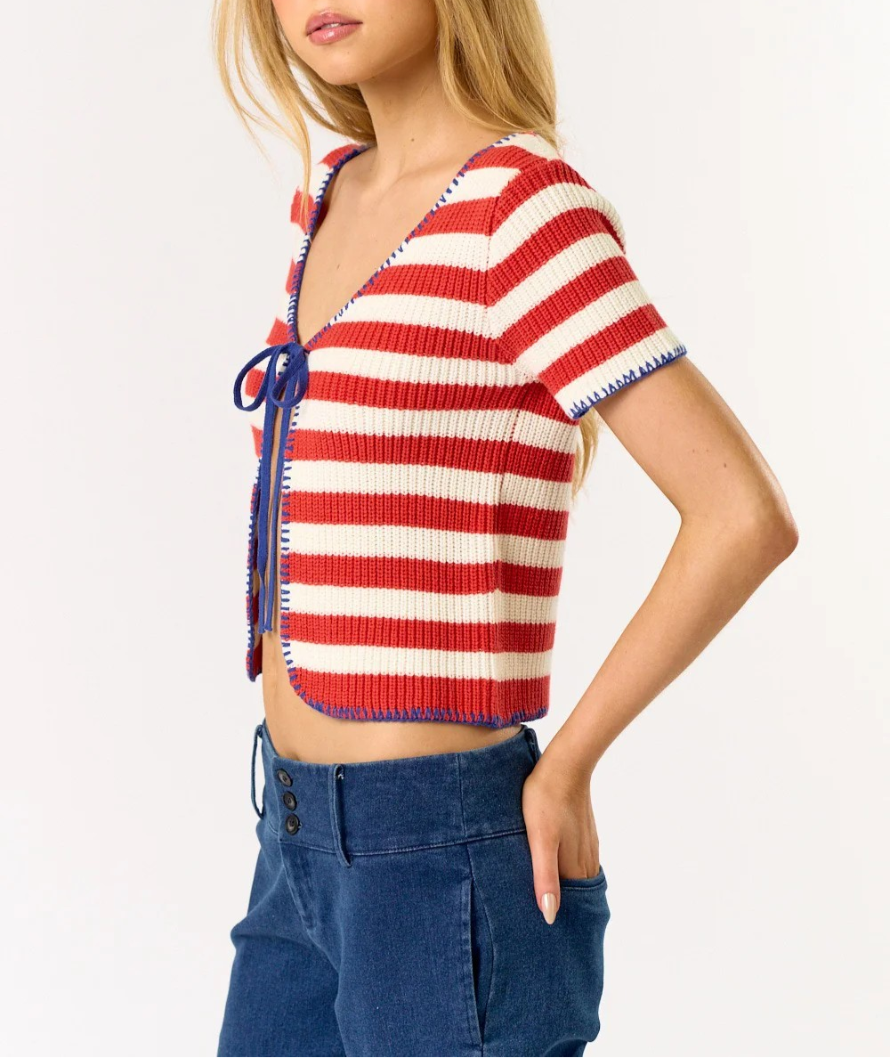 Party In The USA Tie Top