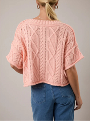 The Spring Bloom Sweater LT Coral