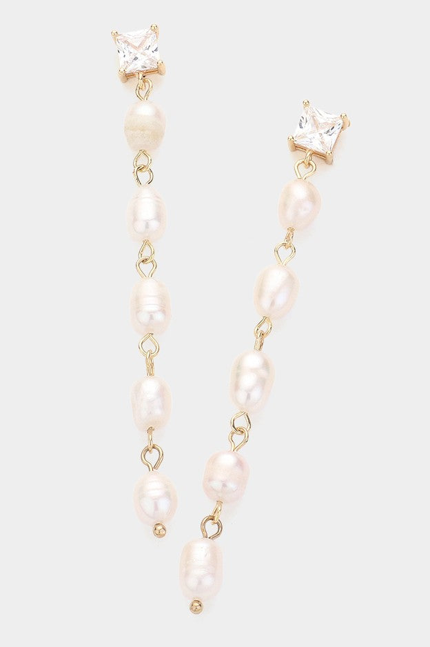 Pearl Link Earrings