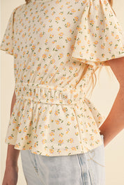 Tween Sunflower Spring Top