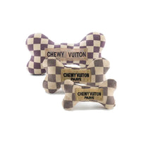 Checker Chewy Vuiton Dog Toy