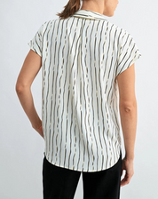 City Line Button Blouse