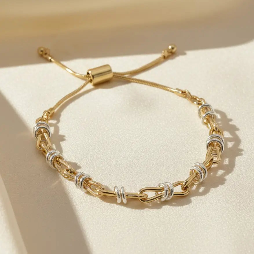 Abigail 2 Tone Bracelet