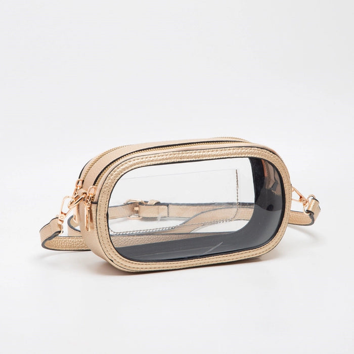 Anya Gold Clear Purse