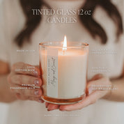Salt and Sea 12oz Clear Jar Candle