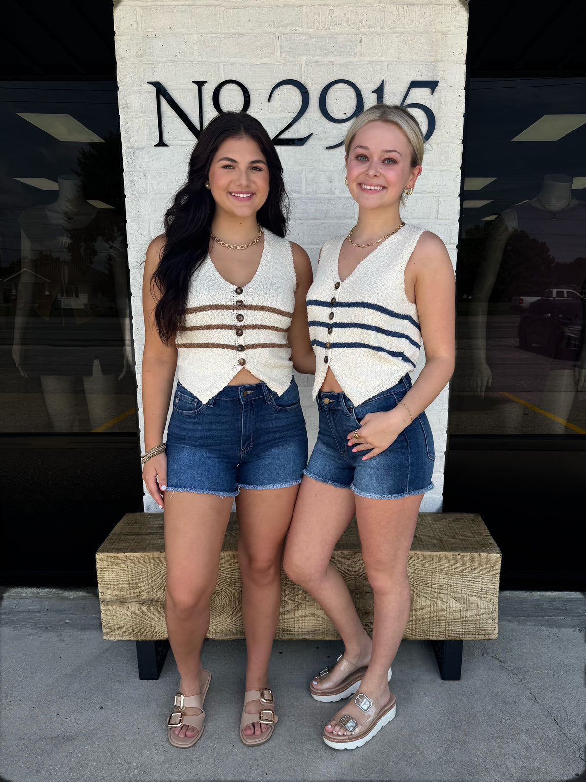 Ella Stripe Vest