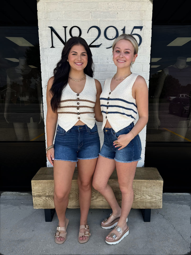Ella Stripe Vest