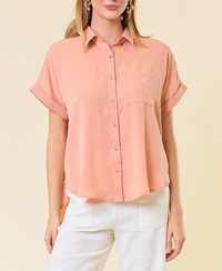 Brooke Button Up Top