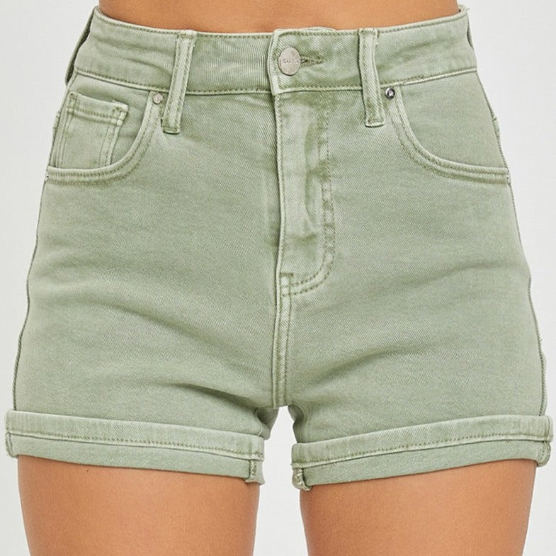 Risen HR Cuffed Shorts Olive