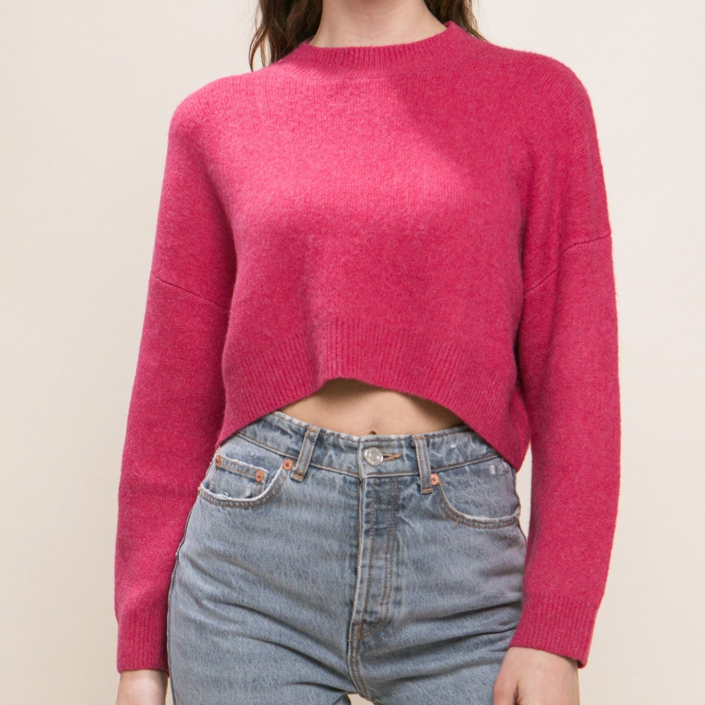 Wallen Cropped Sweater