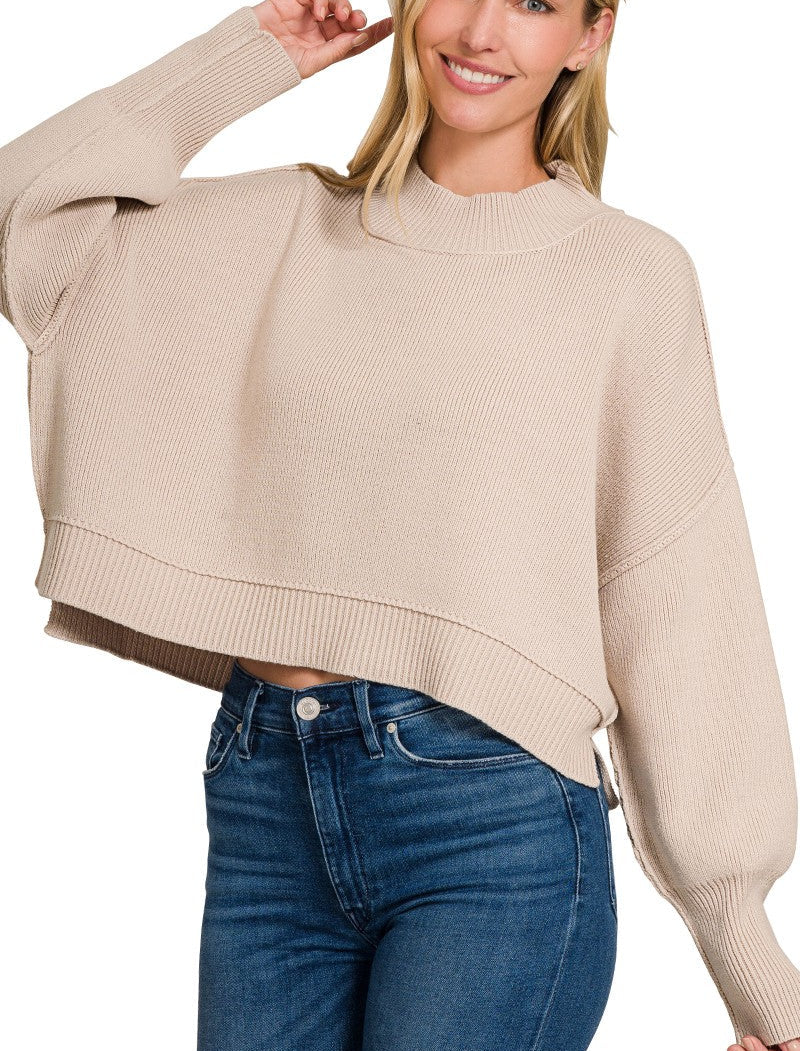 Ariya Sand Beige Sweater