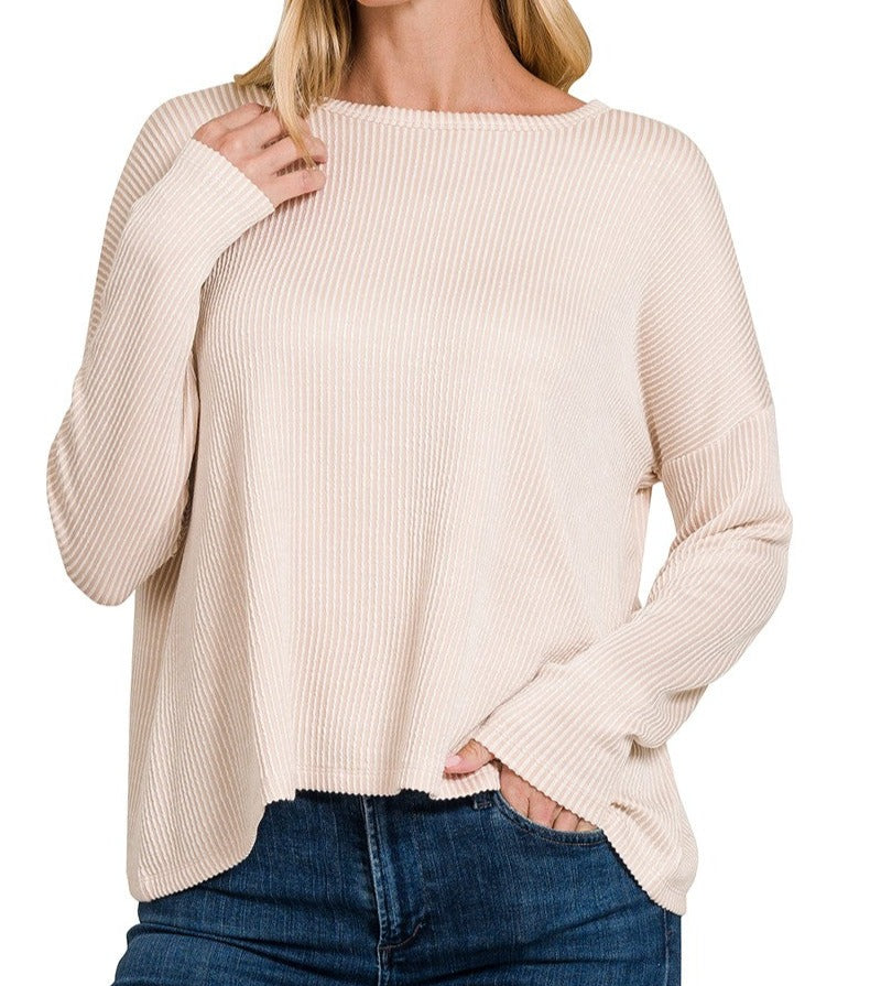 Brylie Boat Neck Top