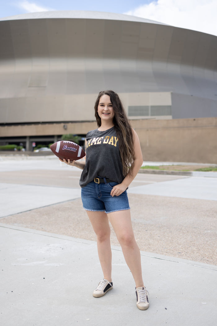 Game Day Foil Graphic Tank Top