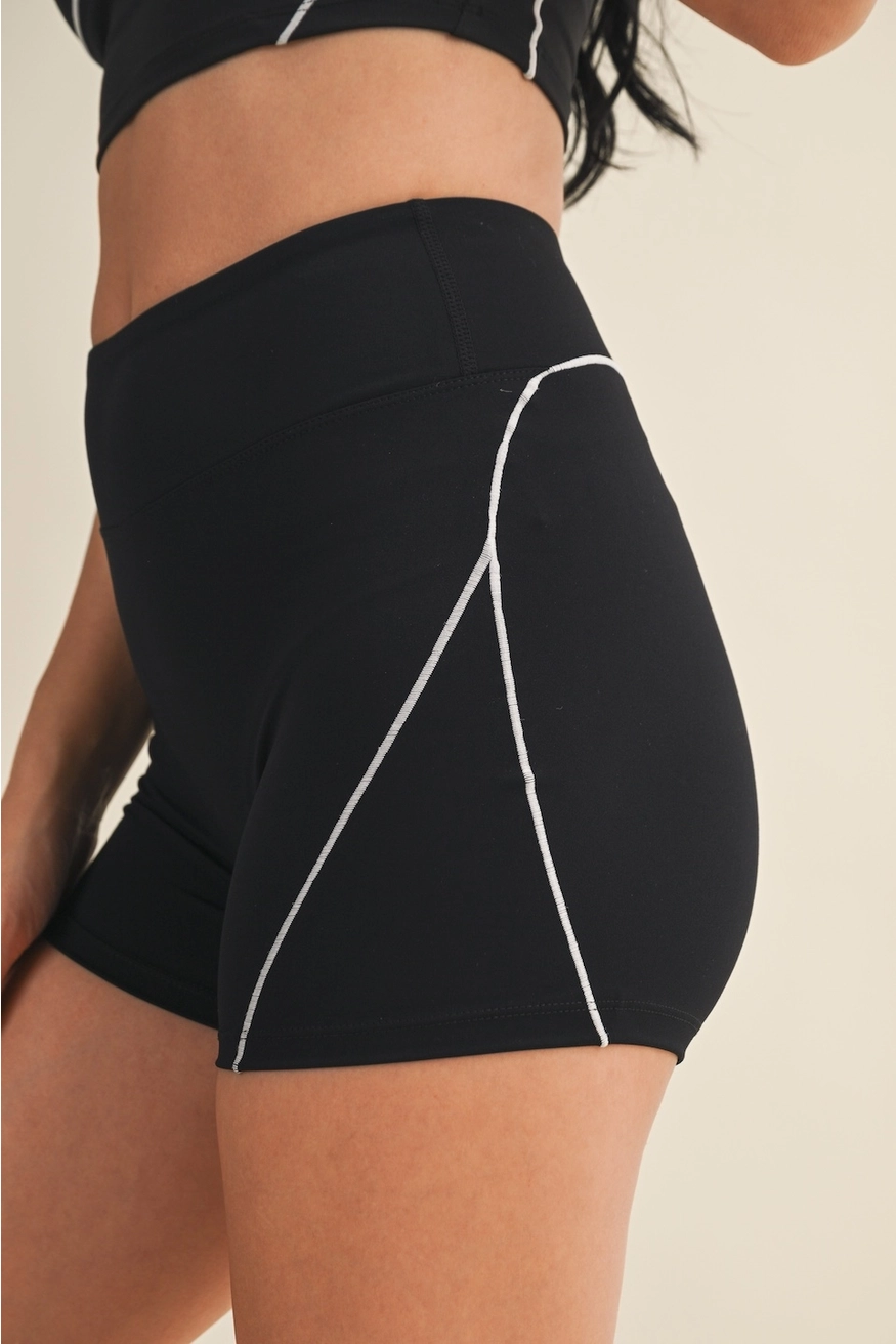 The Sculpt Biker Shorts Black