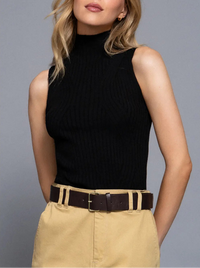 Michelle Black Sweater Top