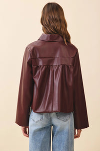 Darcy Faux Leather Jacket