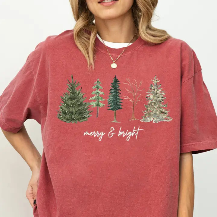 Merry & Bright Graphic Tee