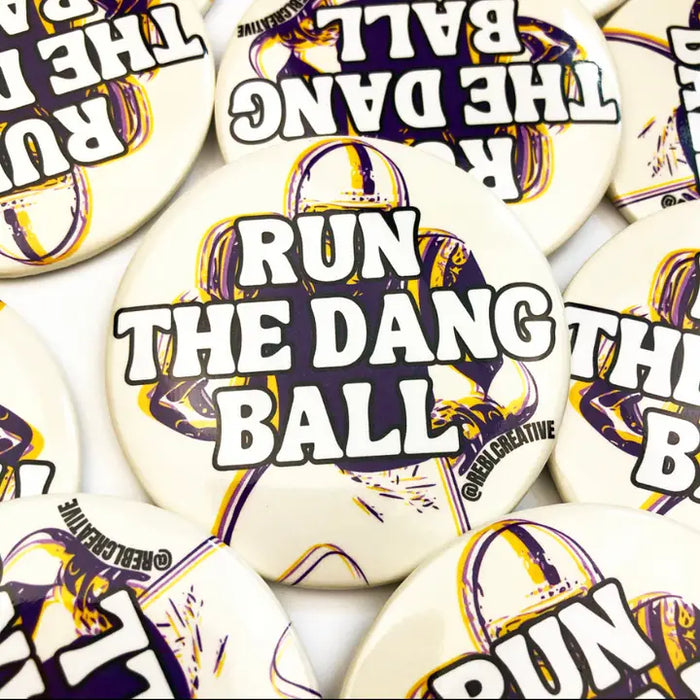 Run Ball Large Button