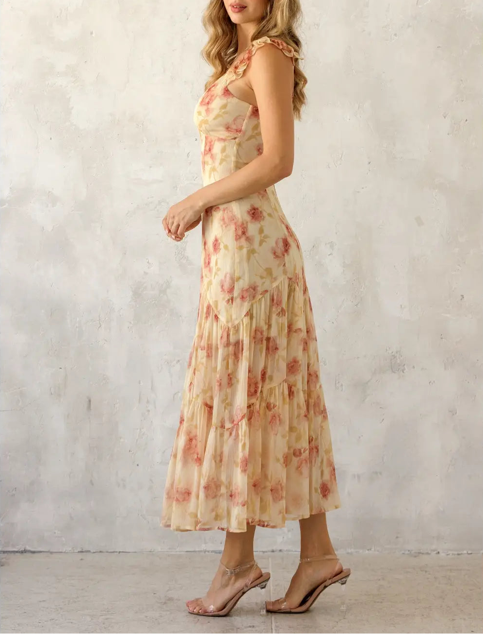 The Honey Blossom Midi Dress