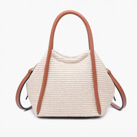 Brynne Straw Shoulder Bag