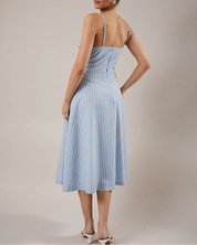 The Seabrook Stripe Midi Dress