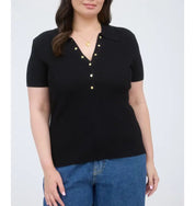 Curvy Cover Knit Top