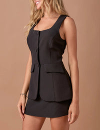 Black Brylee Romper