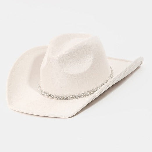 Rhinestone Studded Cowboy Hat