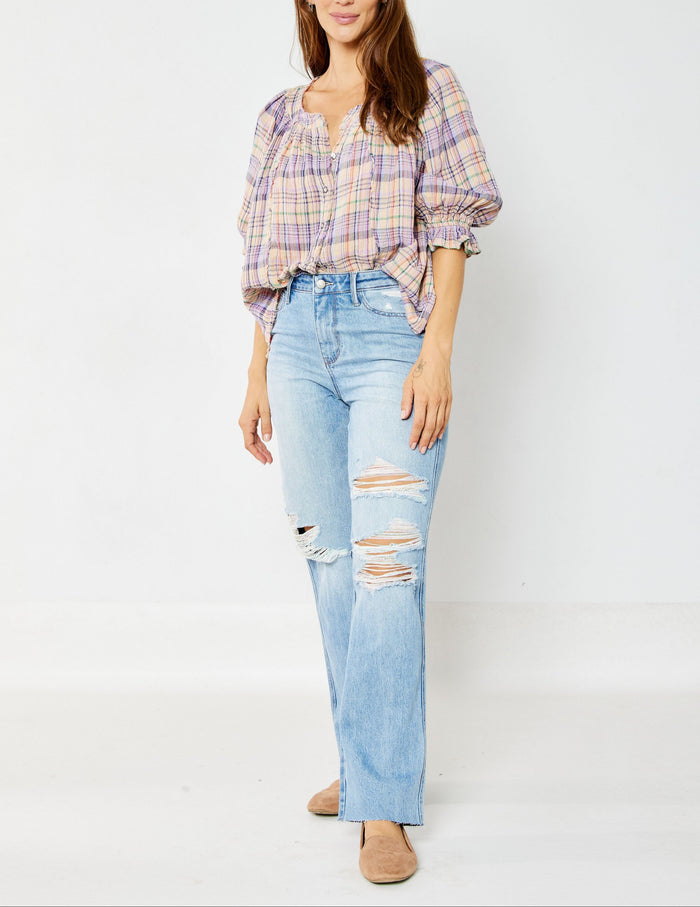 Judy Blue| HW Rigid Magic 90's Straight Jean