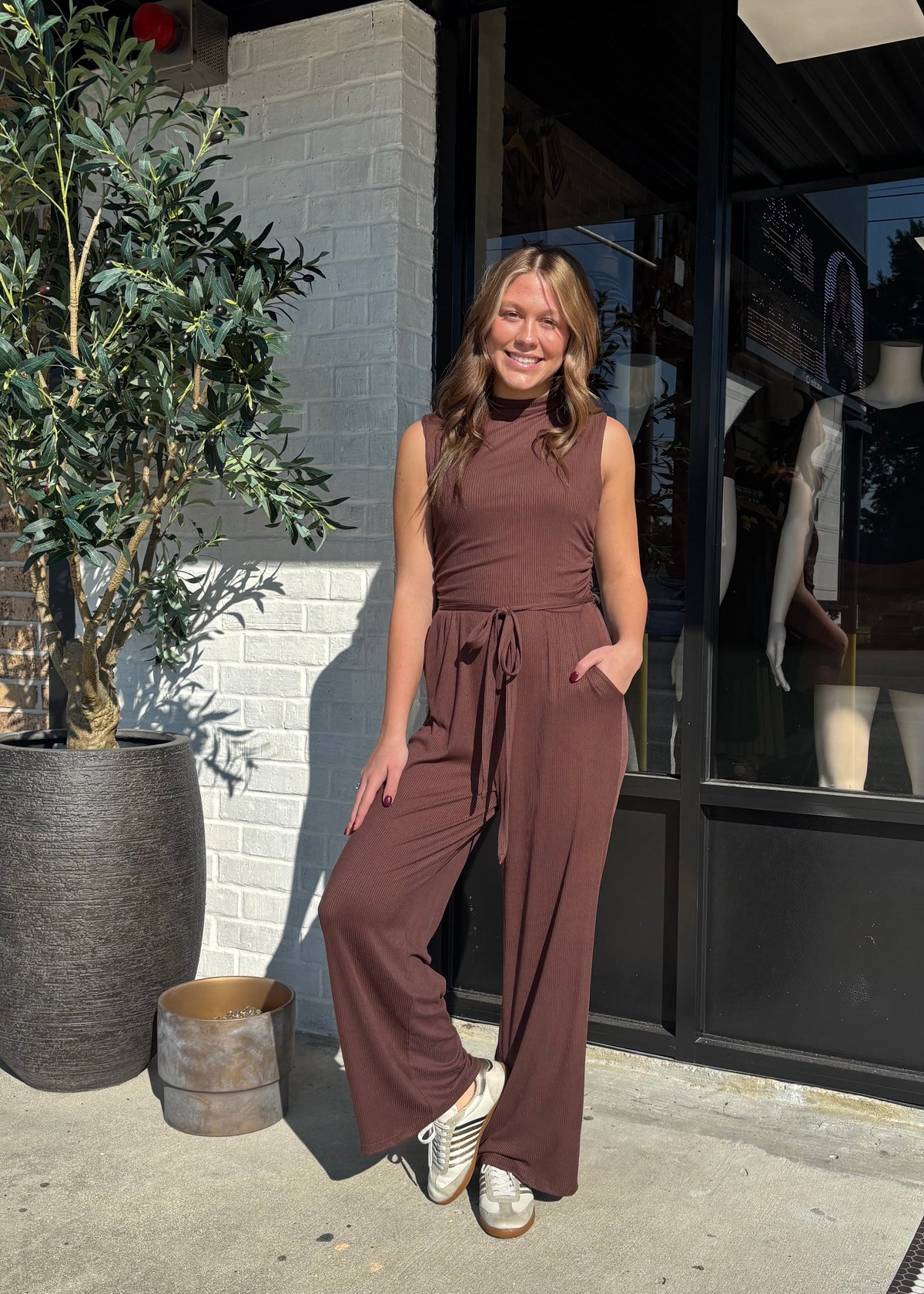 Miriam Mock Neck Jumpsuit