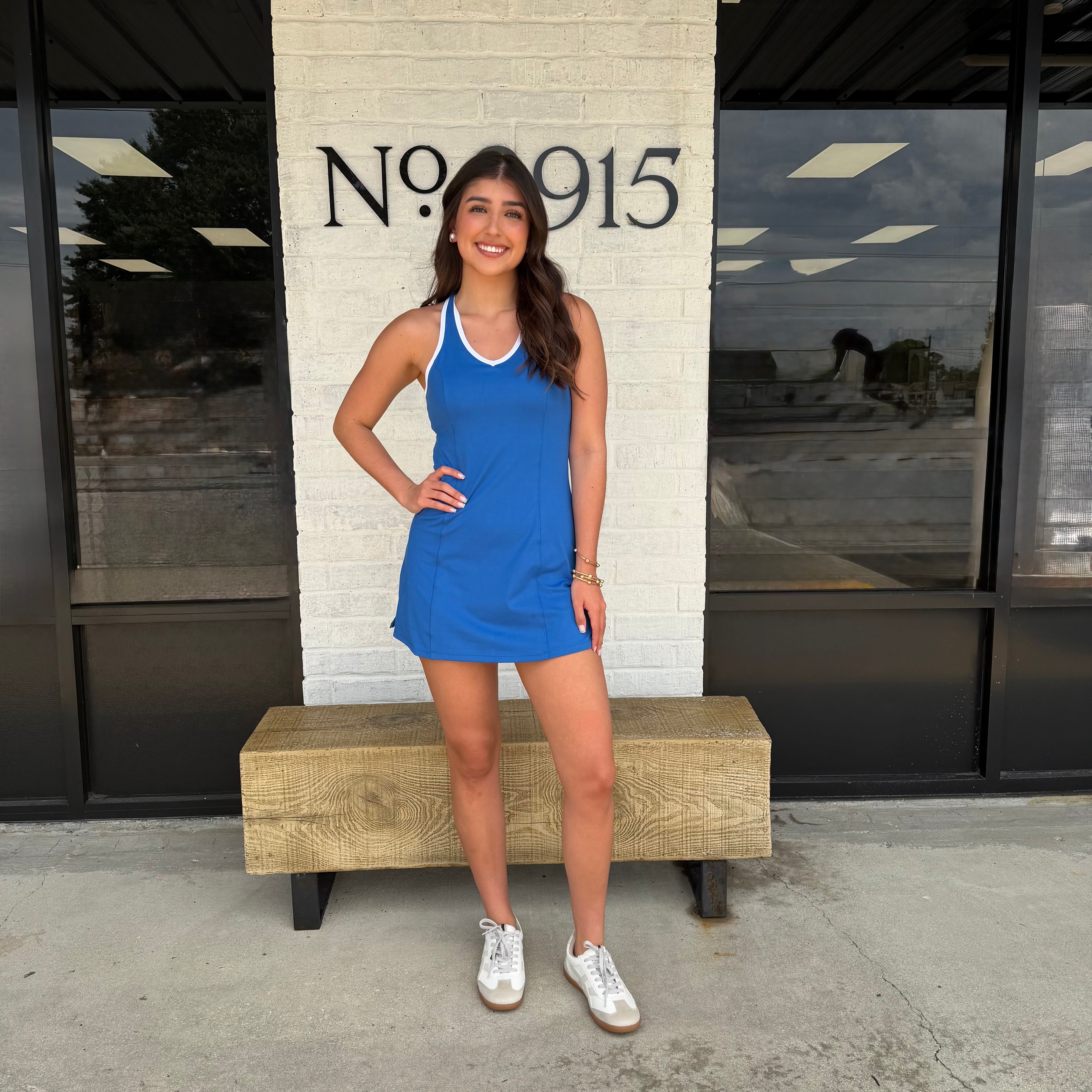 The Motion Twist Active Dress Indigo