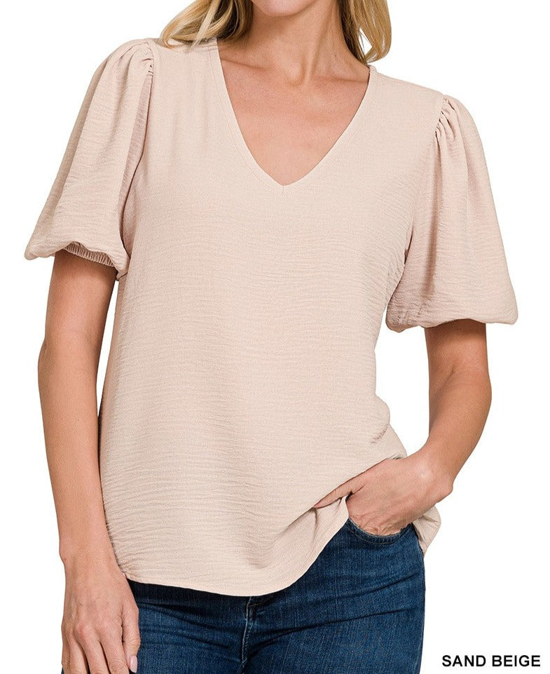 Classic Puff Sleeve Blouse