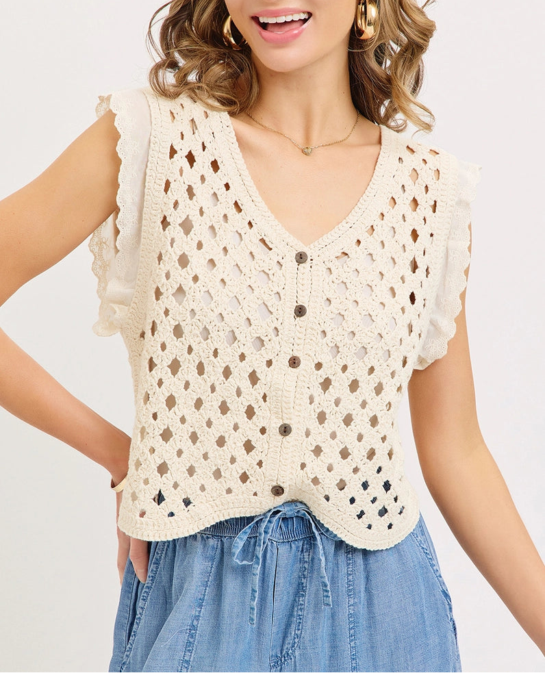 The Seaside Crochet Top