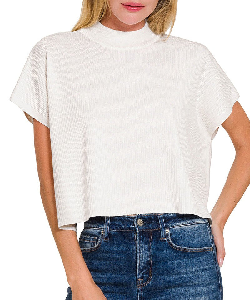 Cecelia Off White Sweater Top