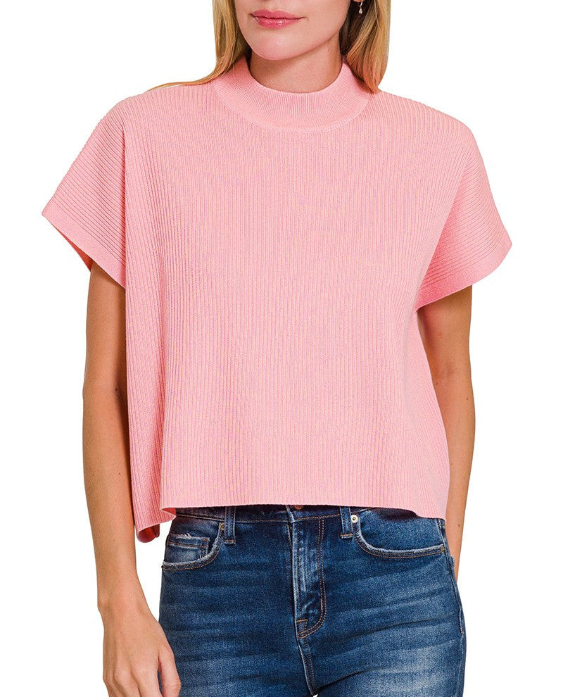 Cecelia Pink Sweater Top